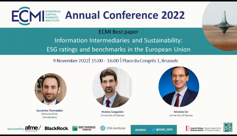 2022 ECMI Annual Conference European Capital Markets Institute